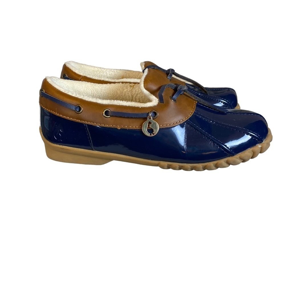SPORTO Womens Navy‎ Duck, Patty Round Toe Slip On Loafers 6M